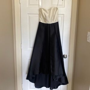 Black tie white and black Alfred Sung Dress